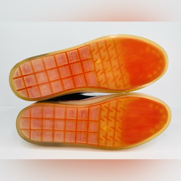 Balenciaga Perforated Navy Leather Translucent Men Sneakers. Size EU 39 - Picture 7 of 16